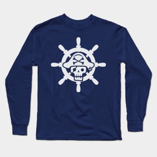 Just a Purple Pirate Skull Long Sleeve T-Shirt